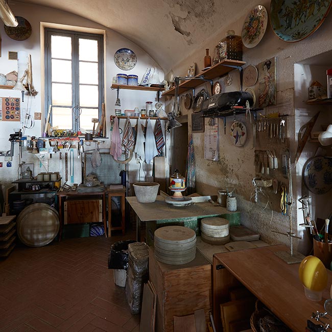 La storia della bottega Ceramiche Pierluca. Albisola, Savona